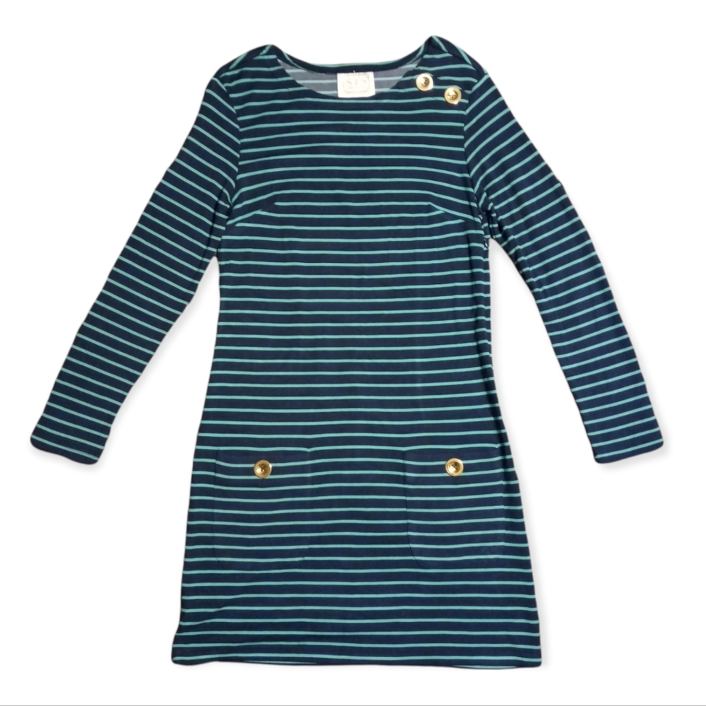 Sail to Sable Striped Midi Dress Sz.XS
